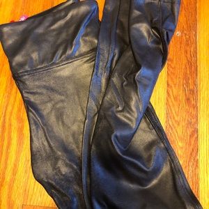 SPANX Faux Leather Leggings